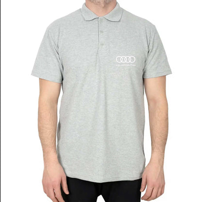 Audi Quattro Polo Yaka Renkli Tişört
