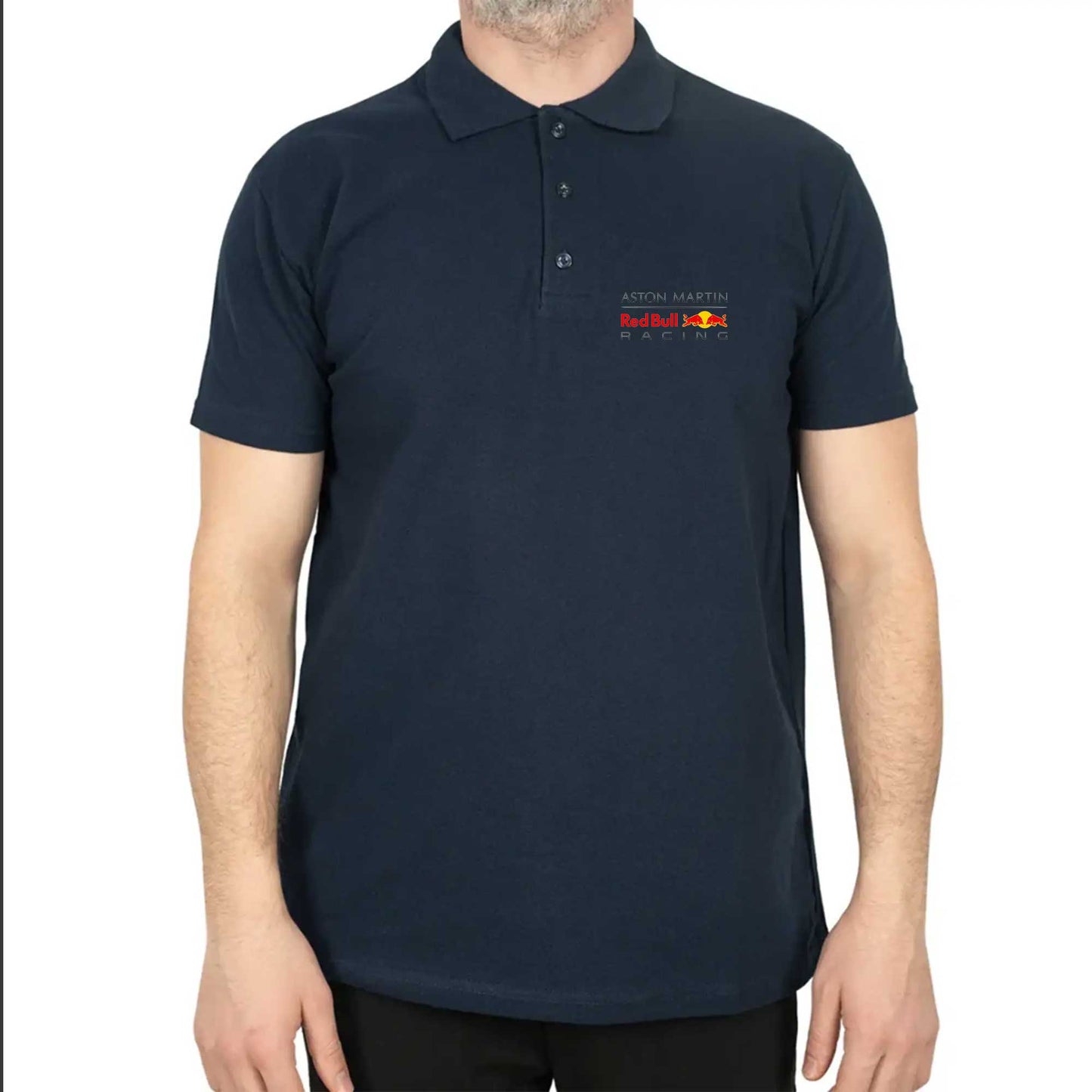 Aston Martin Redbull Racing Polo Yaka Renkli Tişört