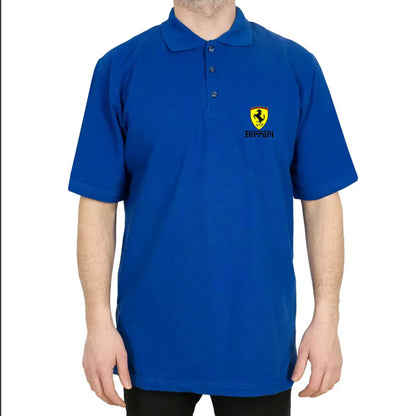 Ferrari Lite Polo Yaka Renkli Tişört