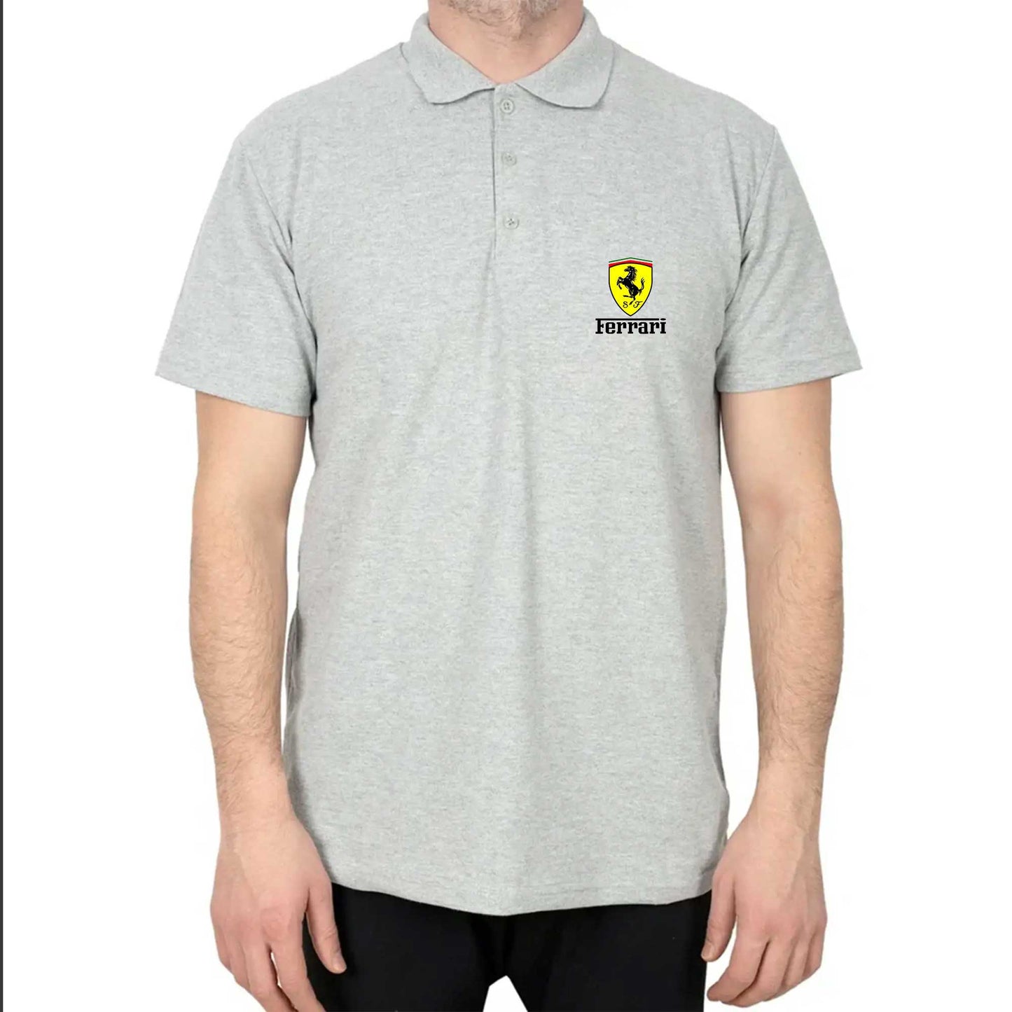 Ferrari Lite Polo Yaka Renkli Tişört