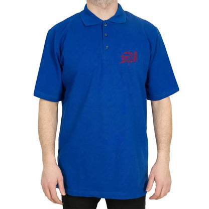 Death Logo Polo Yaka Renkli Tişört