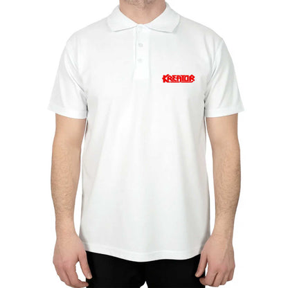 Kreator Logo Red Polo Yaka Renkli Tişört