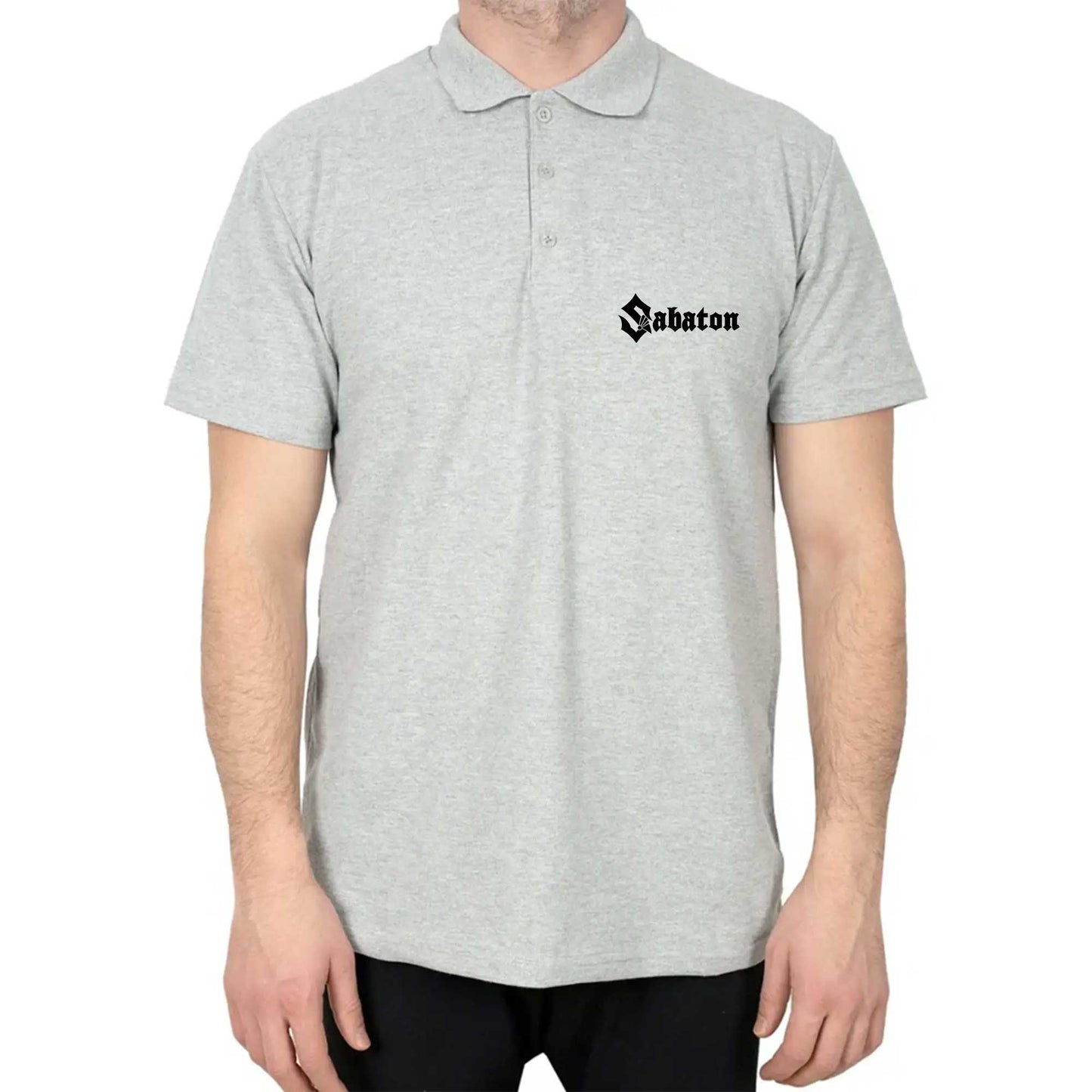 Sabaton Logo Polo Yaka Renkli Tişört