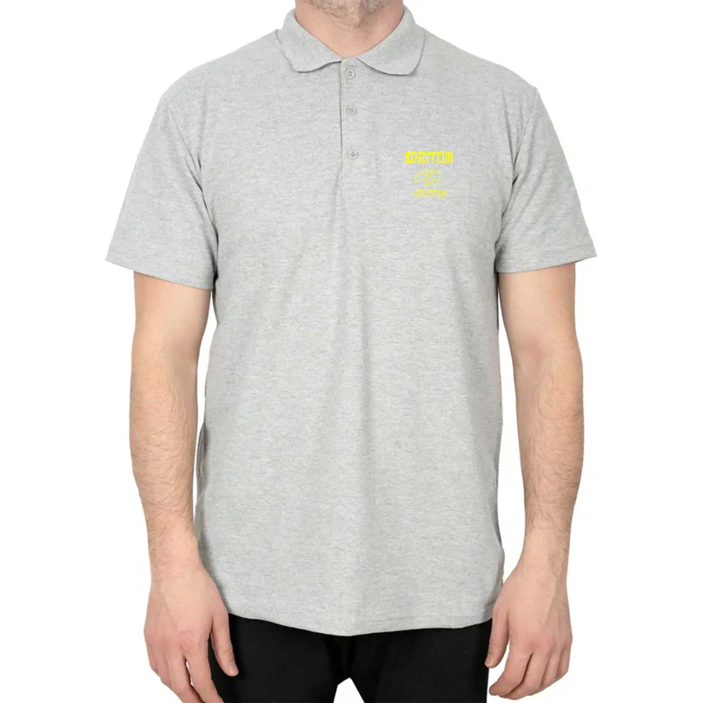 Led Zeppelin Angel Polo Yaka Renkli Tişört