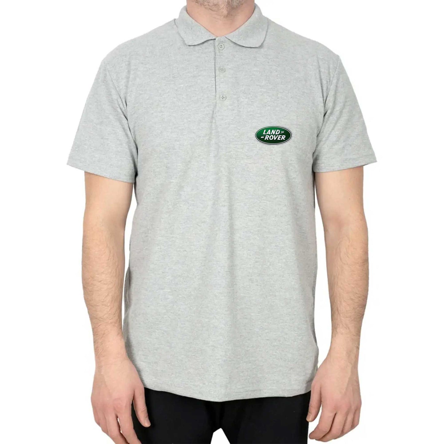 Land Rover Logo Polo Yaka Renkli Tişört