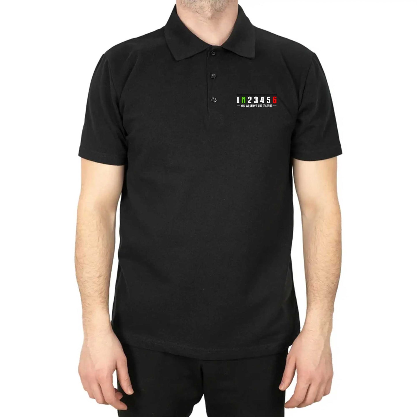 Motocycle Gears Polo Yaka Renkli Tişört
