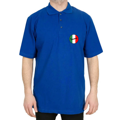 Vespa Logo Polo Yaka Renkli Tişört