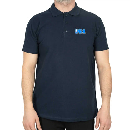 NBA Logo Polo Yaka Renkli Tişört