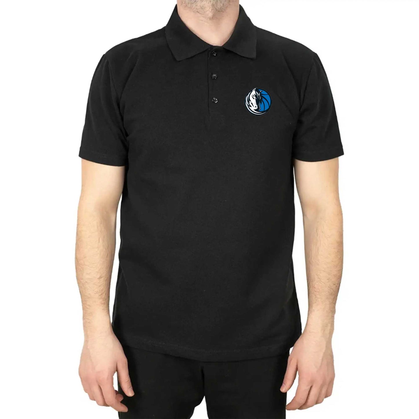 Dallas Mavericks Logo Polo Yaka Renkli Tişört