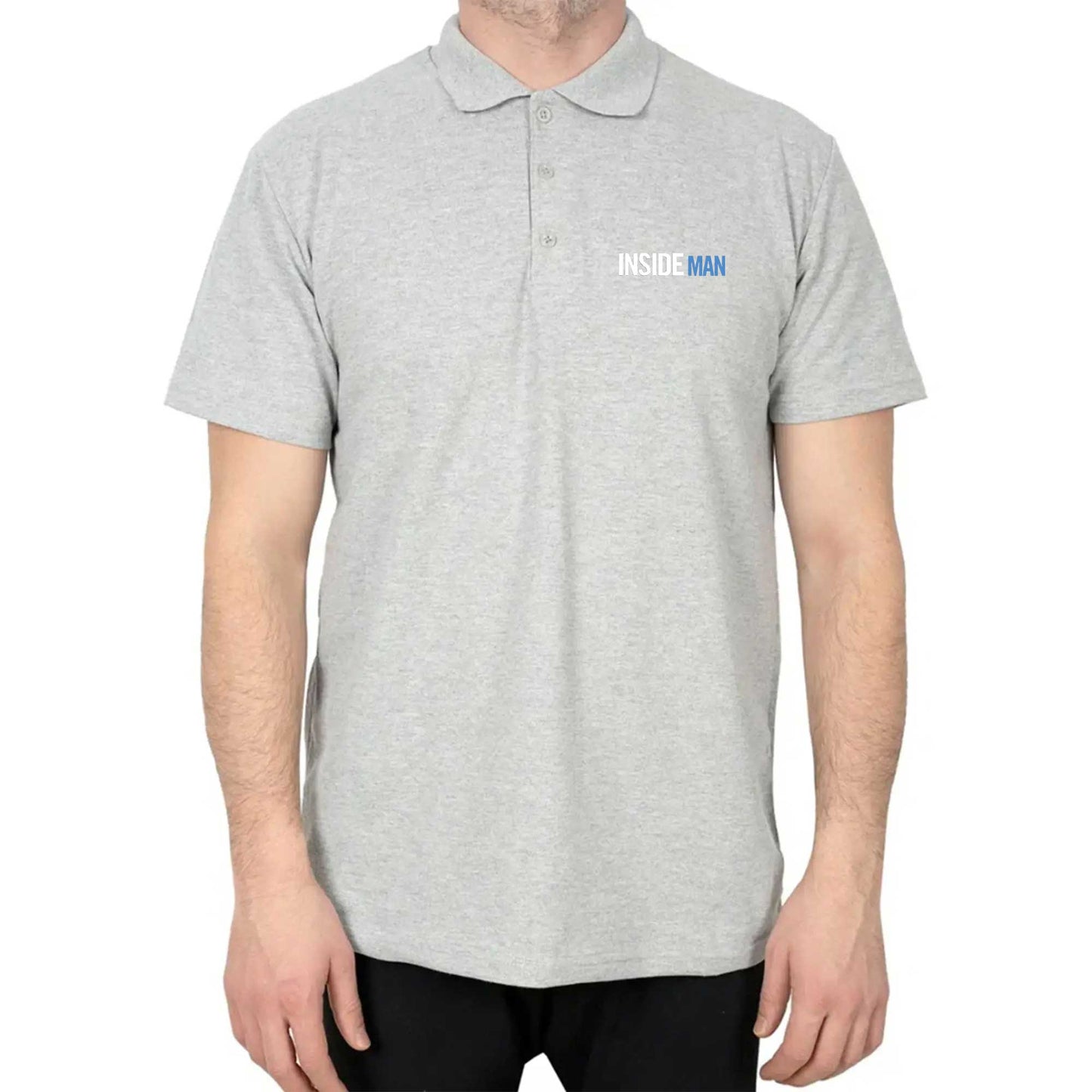 Insade Man Blue Polo Yaka Renkli Tişört