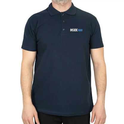 Insade Man Blue Polo Yaka Renkli Tişört