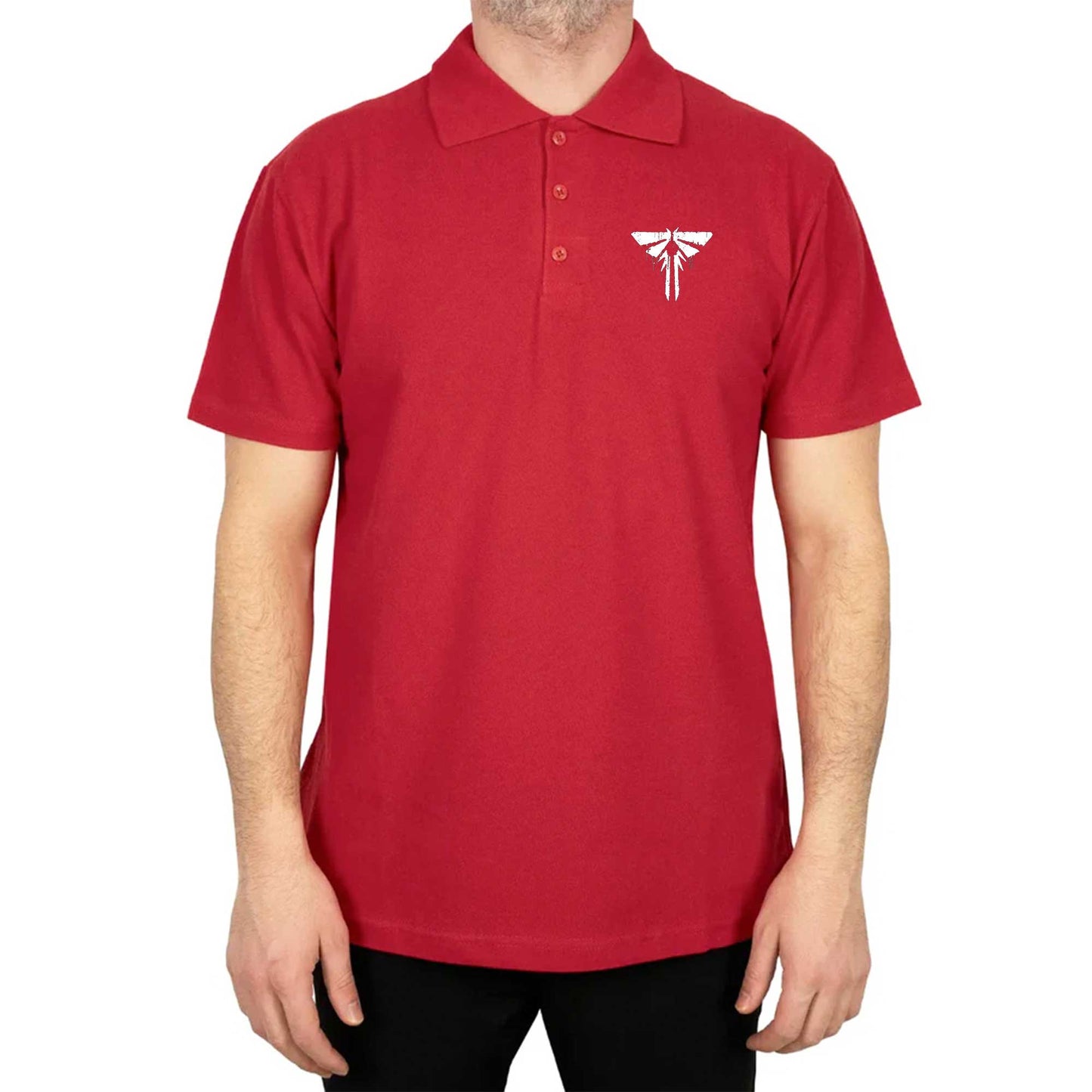 The Last Of Us Logo Polo Yaka Renkli Tişört