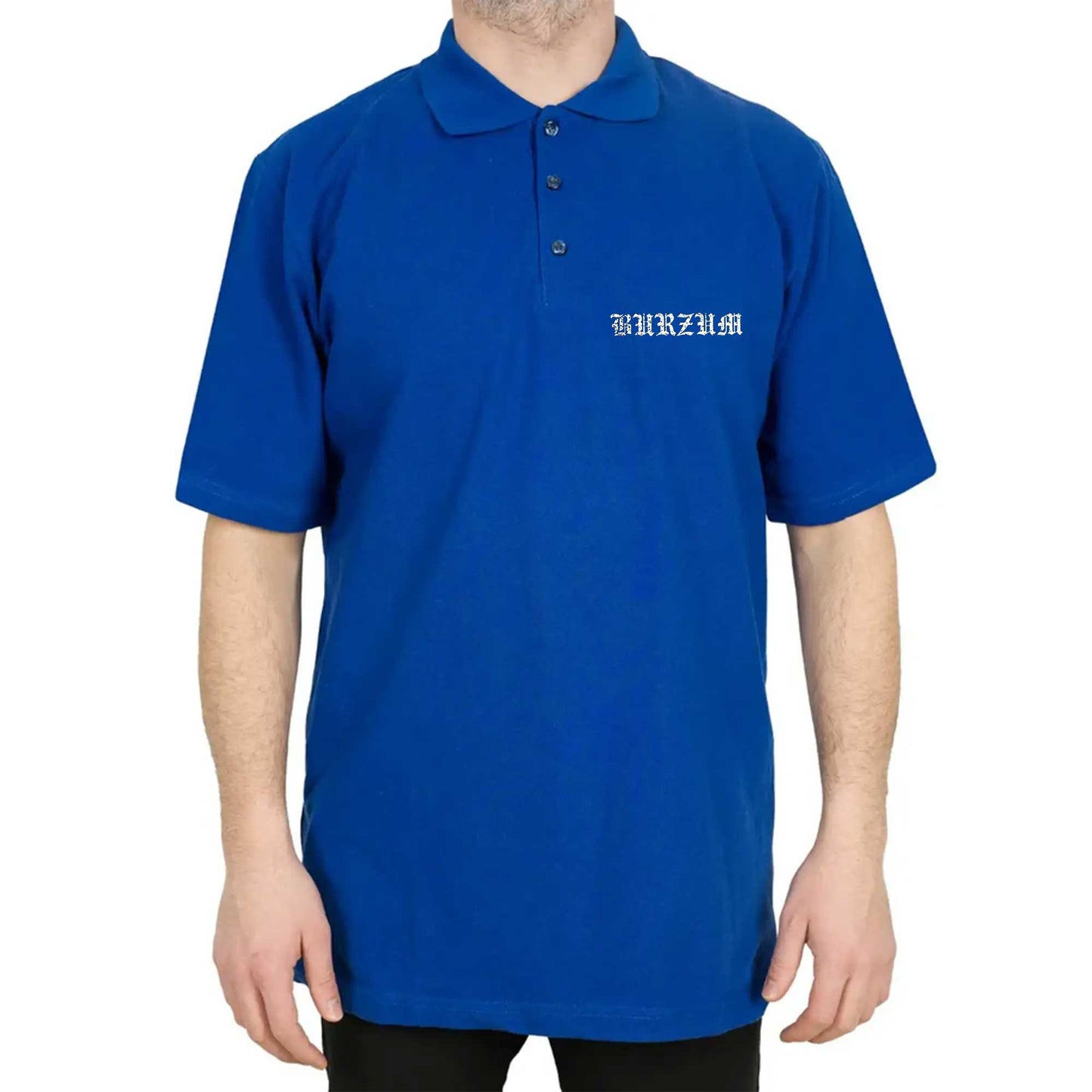 Burzum Logo Yazı Polo Yaka Renkli Tişört