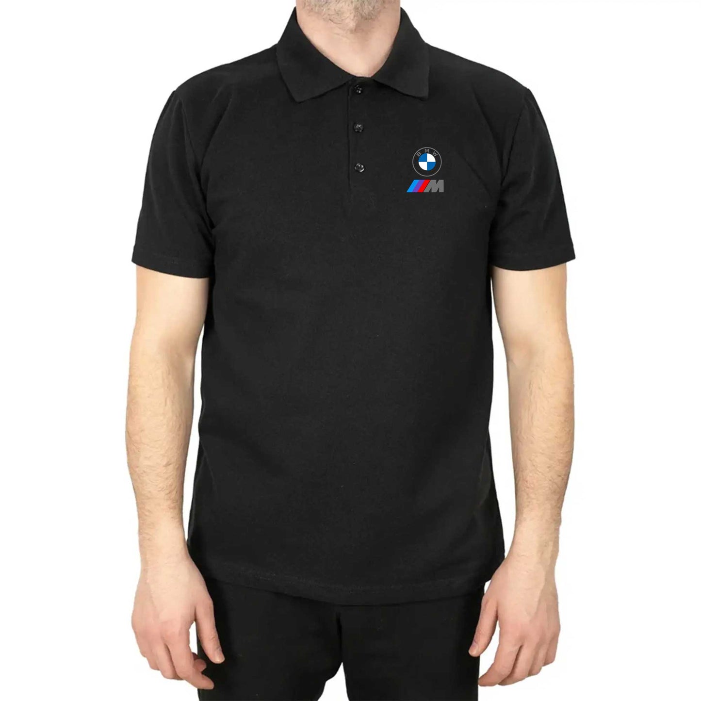 BMW Logo M Power Polo Yaka Renkli Tişört