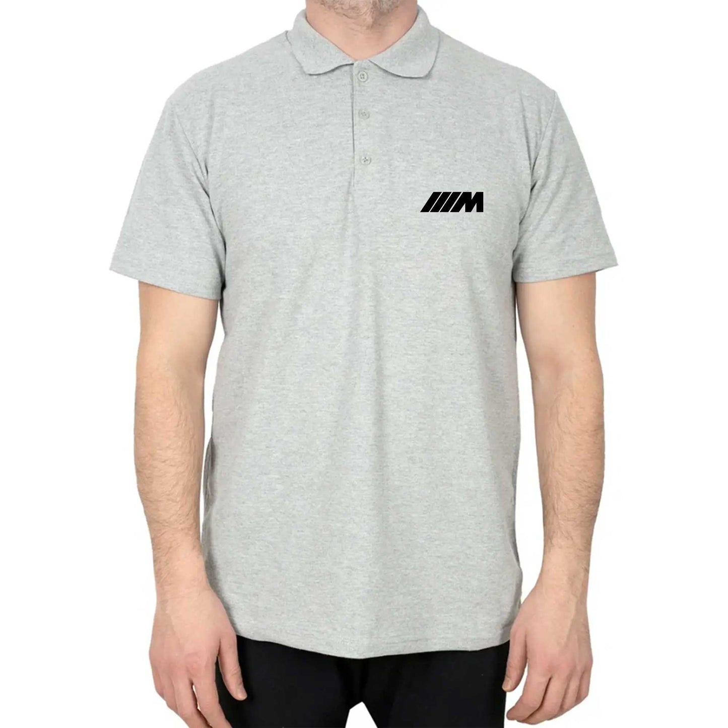 BMW M Power Black Polo Yaka Renkli Tişört