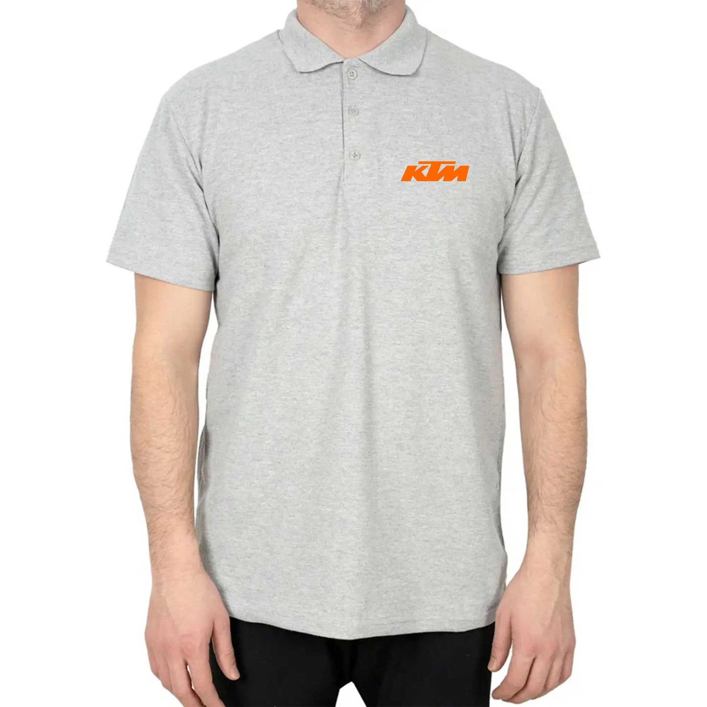 KTM Motorcycle Orange logo Polo Yaka Renkli Tişört
