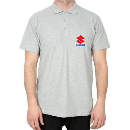 Suzuki Logo Text Polo Yaka Renkli Tişört