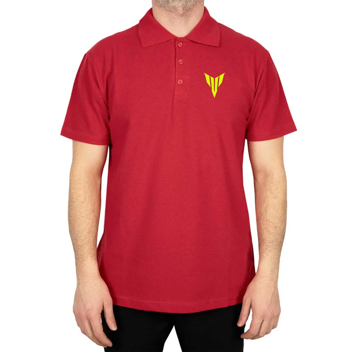 Yamaha Neon Logo Polo Yaka Renkli Tişört