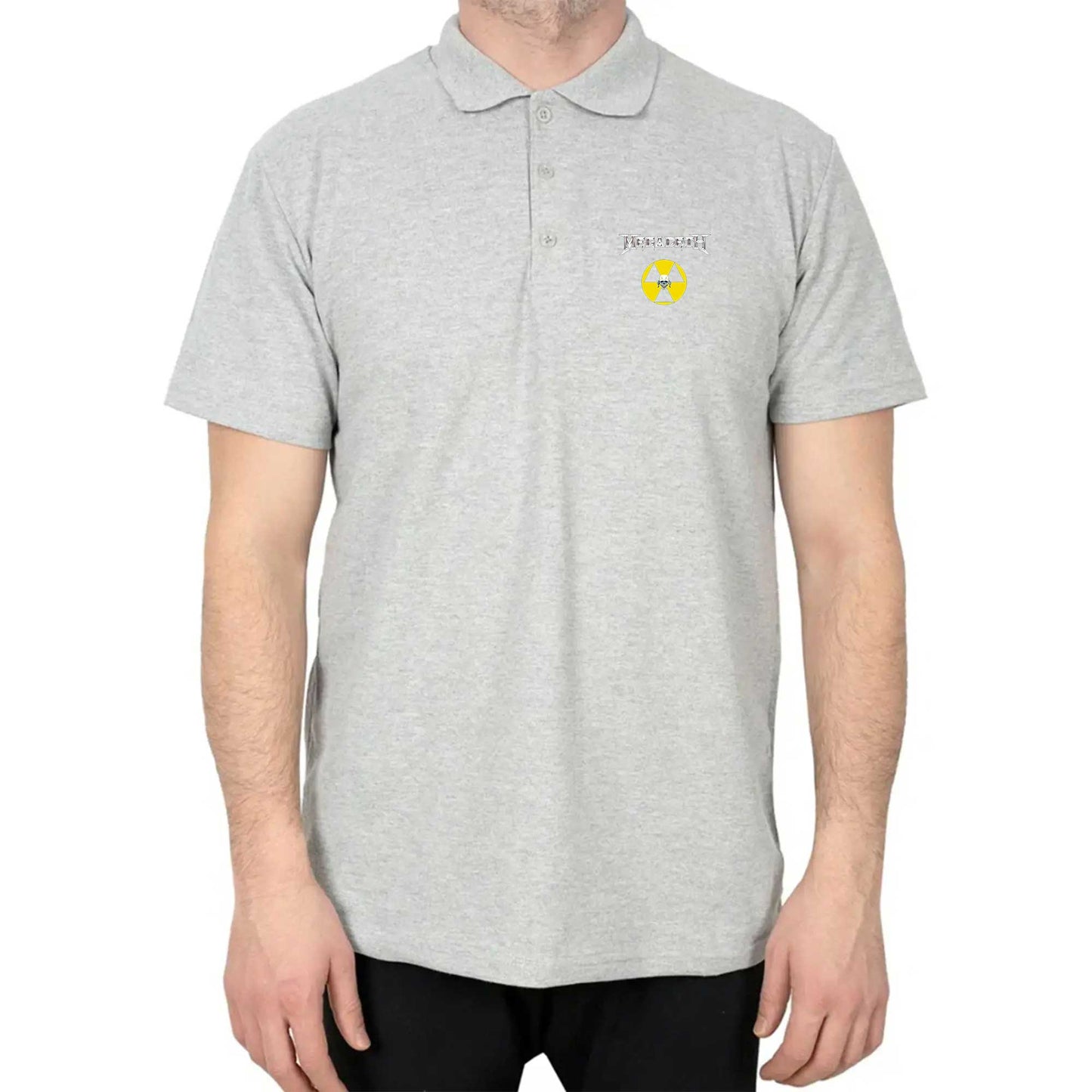 Megadeth Nuclear Radioactive Polo Yaka Renkli Tişört