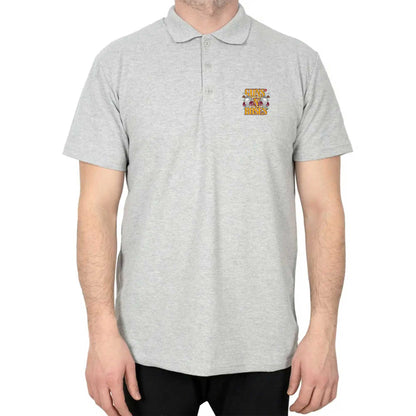 Guns N Roses Text Skull Polo Yaka Renkli Tişört