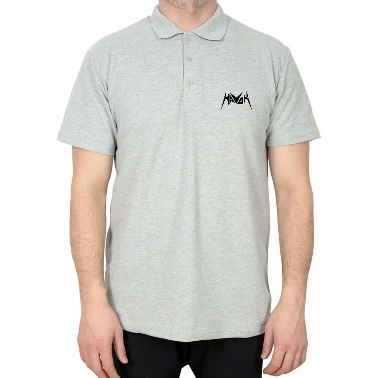 Havok Logo Polo Yaka Renkli Tişört