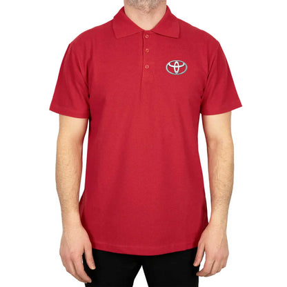 Toyata Logo Polo Yaka Renkli Tişört