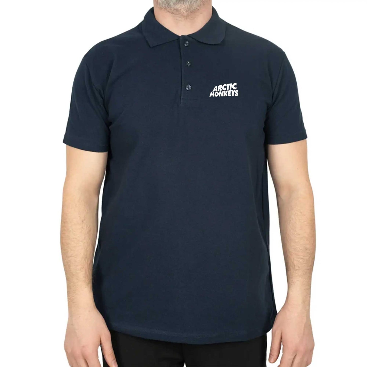 Artic Monkeys White Logo Polo Yaka Renkli Tişört