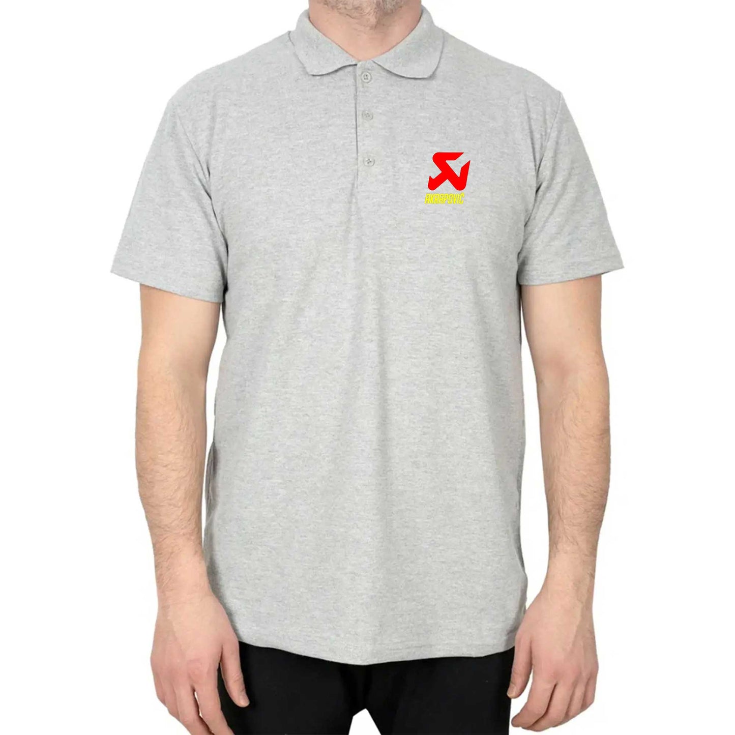 Akrapovic Logo Polo Yaka Renkli Tişört