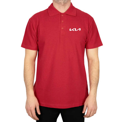 Kia New Logo Polo Yaka Renkli Tişört