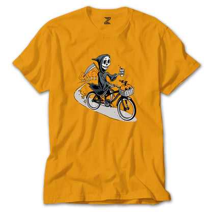 Bike Skeleton Renkli Tişört