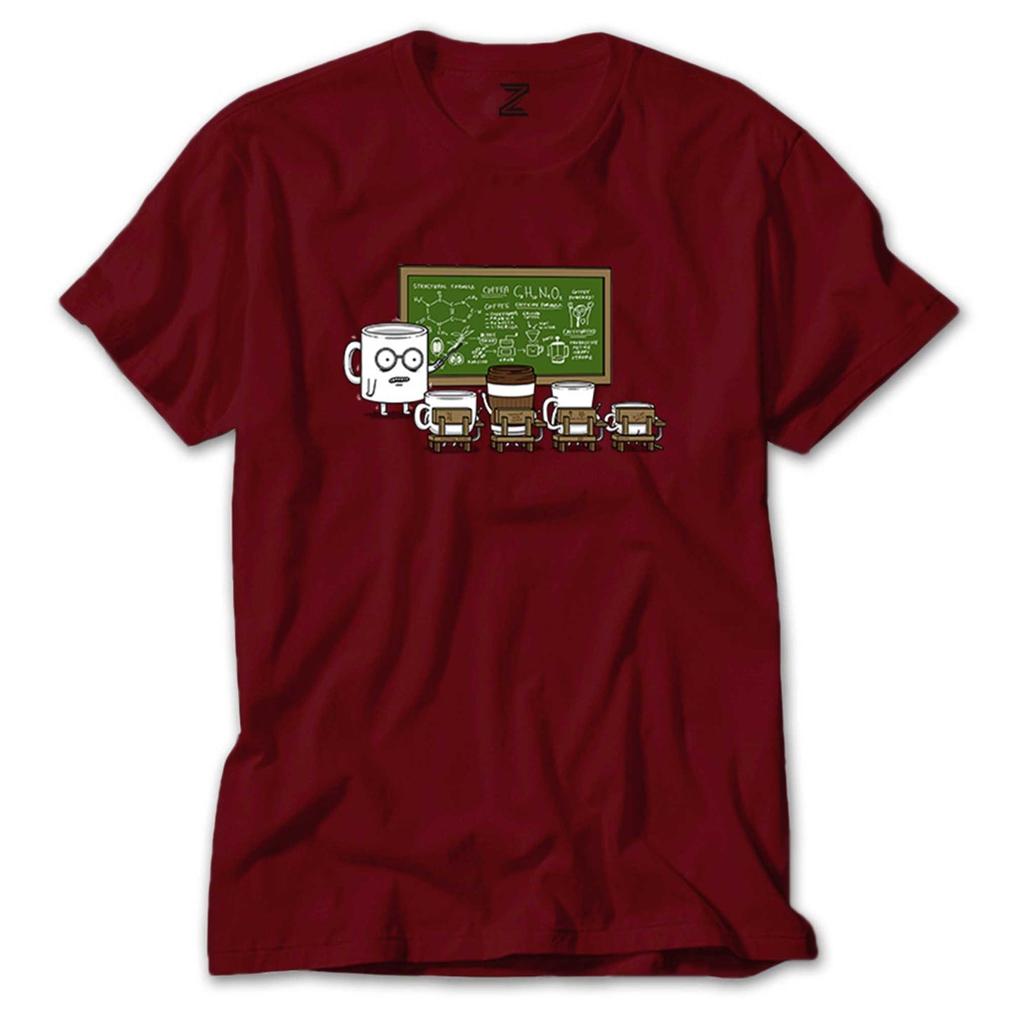 New Course Caffeine Renkli Tişört
