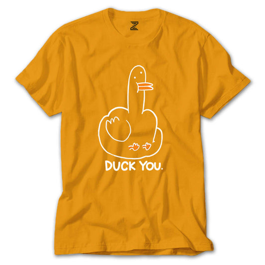 Duck You Renkli Tişört