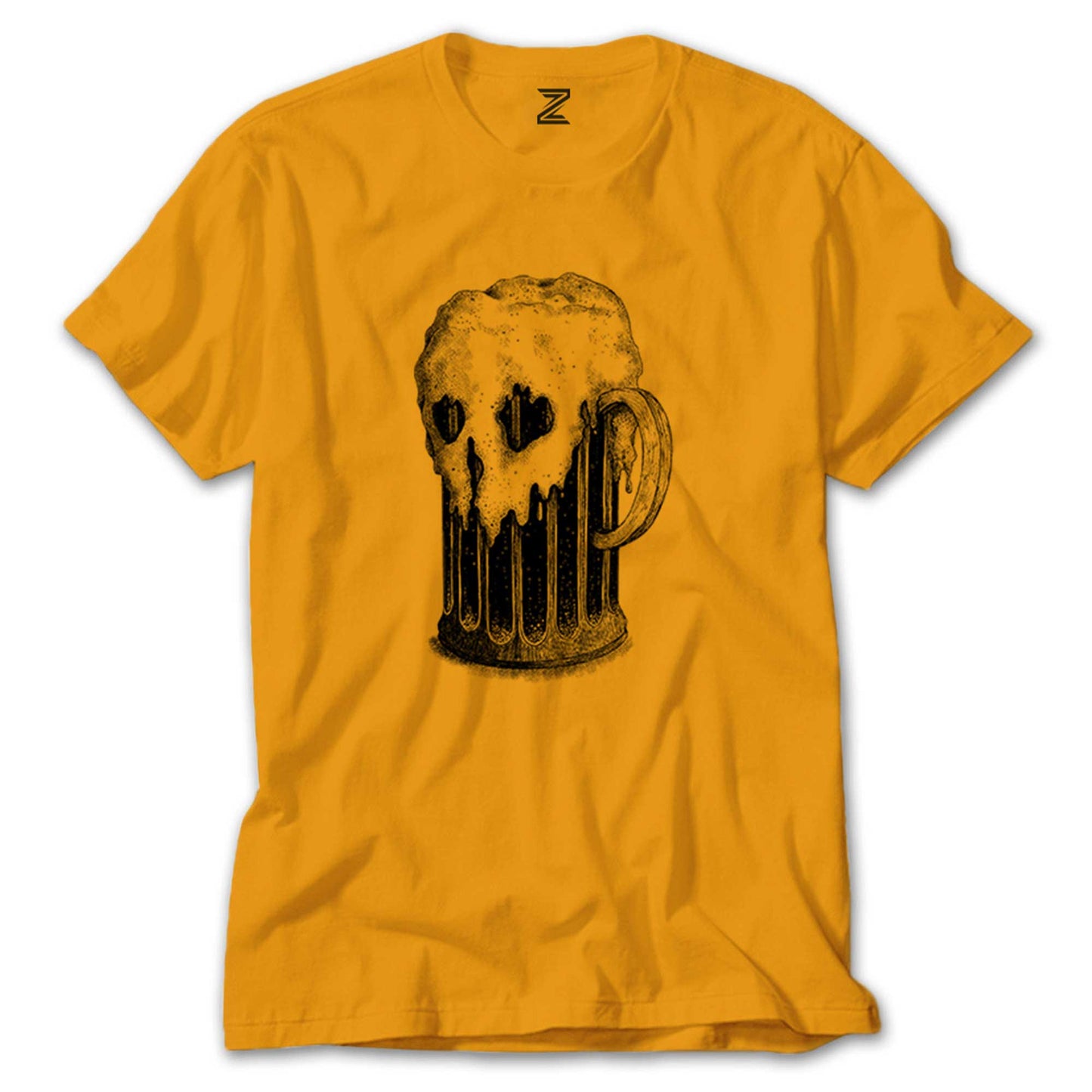 Beer Skull Renkli Tişört