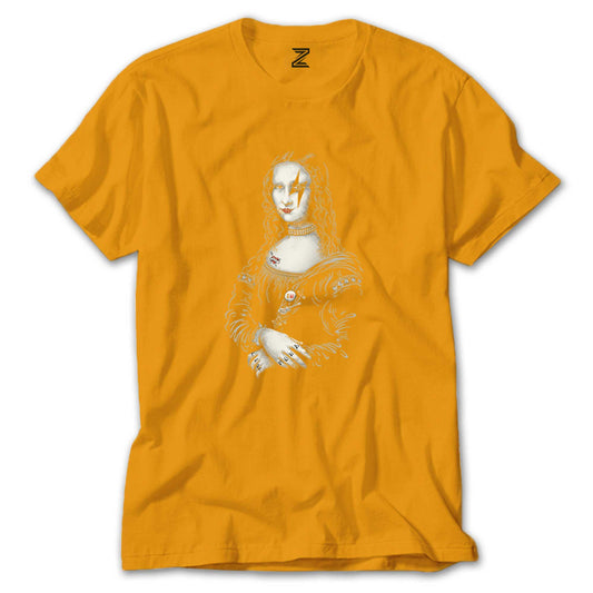 Mona Lisa Rock Renkli Tişört