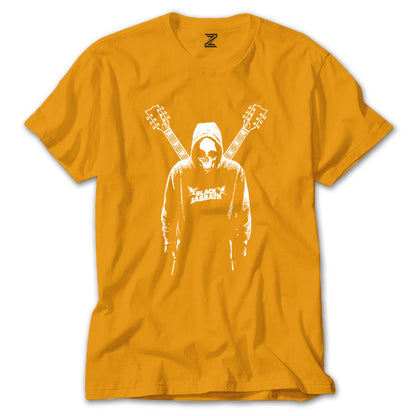 Black Sabbath Guitars Renkli Tişört