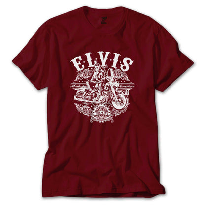 Elvis Made in America Renkli Tişört