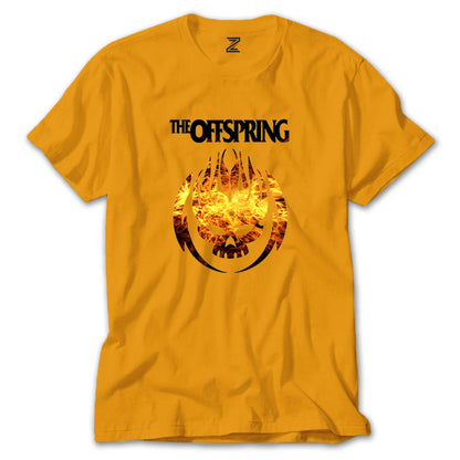 The Offspring Fire Skull Renkli Tişört