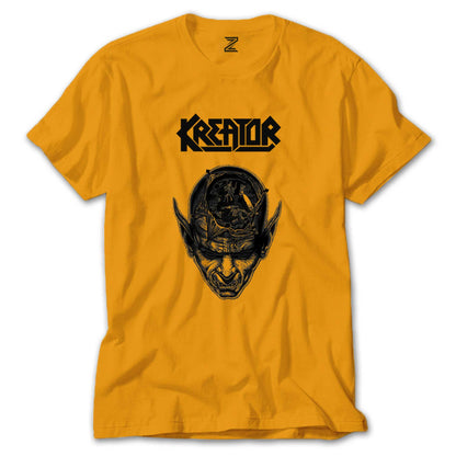 Kreator in Head Renkli Tişört