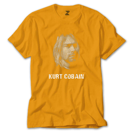 Kurt Cobain Lyrcis Renkli Tişört