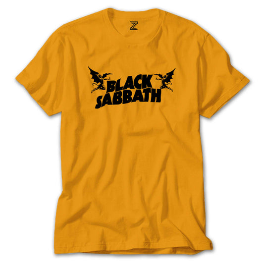 Black Sabbath Logo Renkli Tişört