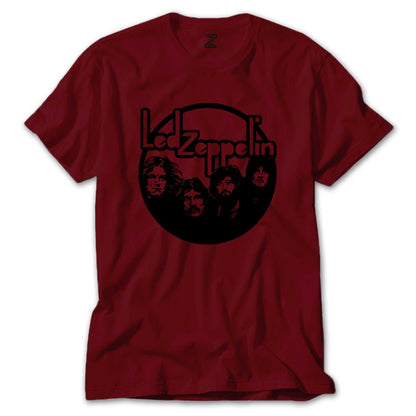 Led Zeppelin Circle Renkli Tişört