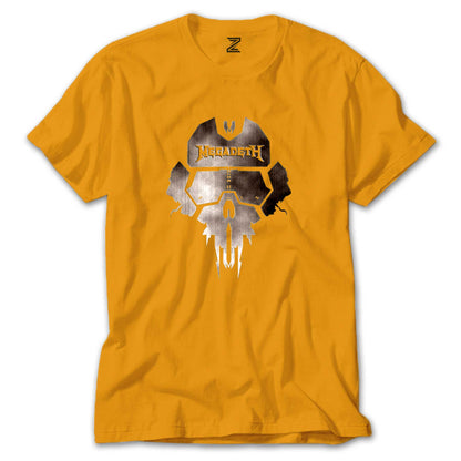 Megadeth Steel Skull Renkli Tişört