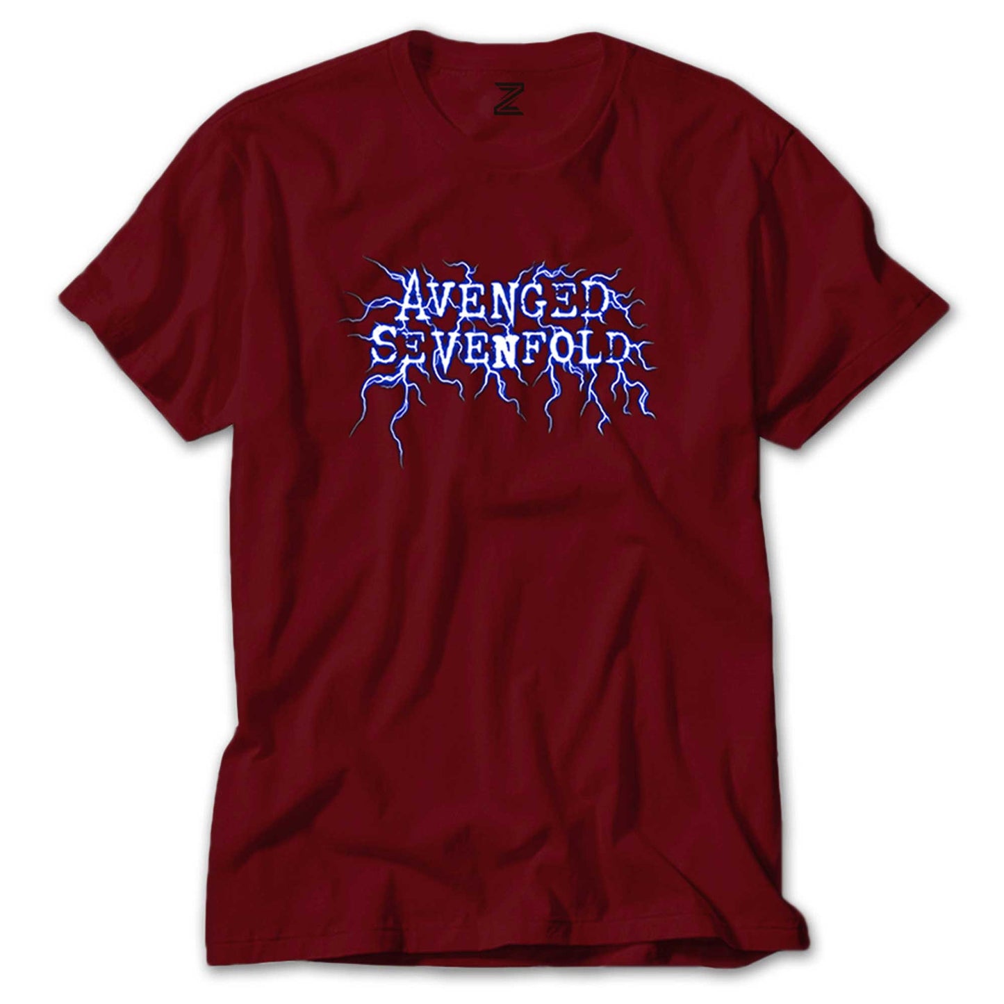 Avenged Sevenfold Lighting Logo Renkli Tişört