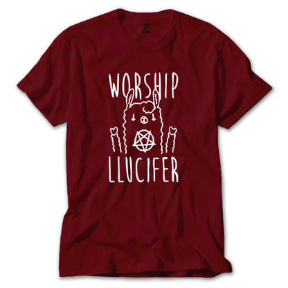 Worhip Lucifer Renkli Tişört