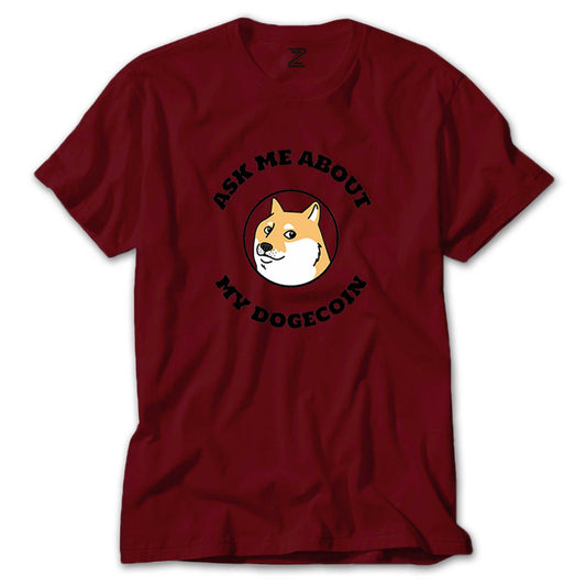 My Dogecoin Kripto Renkli Tişört