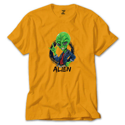 Rock Star Alien Renkli Tişört