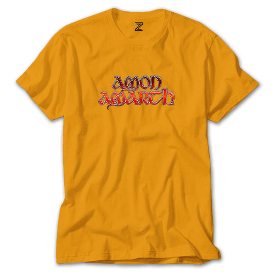 Amon Amarth Red Black Renkli Tişört