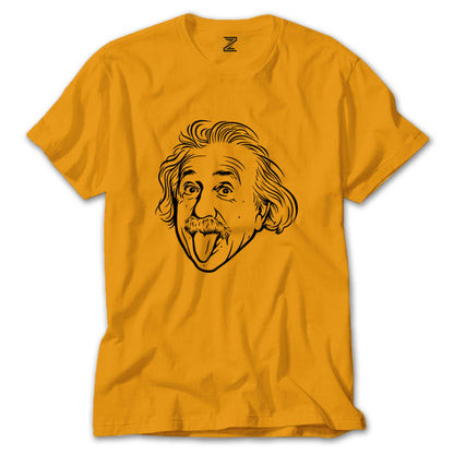 Einstein Lined Renkli Tişört