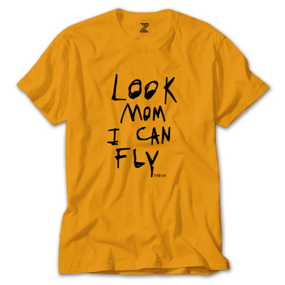 Travis Scott Look Mom I Can Fly Renkli Tişört