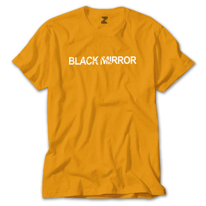 Black Mirror Logo Renkli Tişört